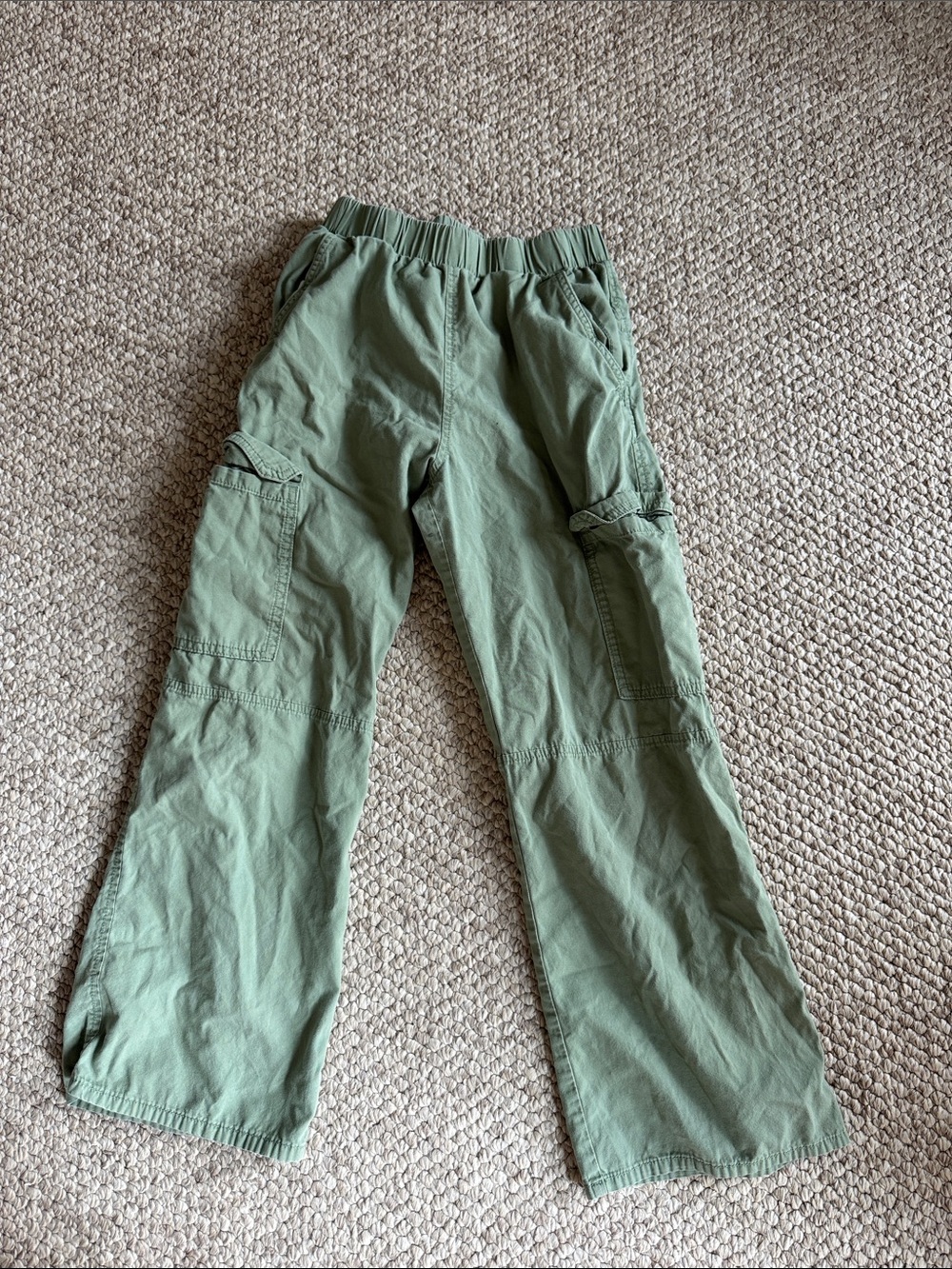 H&M Kids Olive Green Cargo Sweatpants